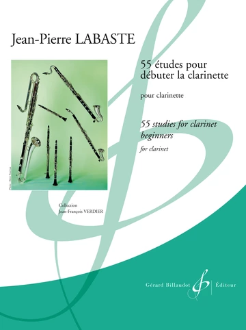 55 études pour debuter la clarinette Visual